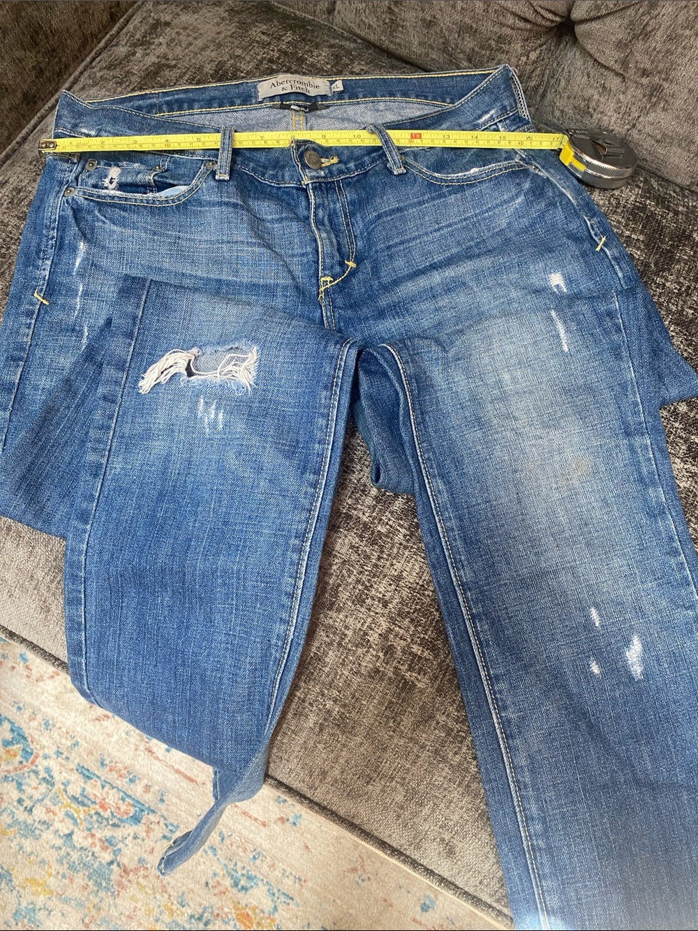 Vintage Abercrombie & Fitch Women’s Erin Blue Denim Jeans